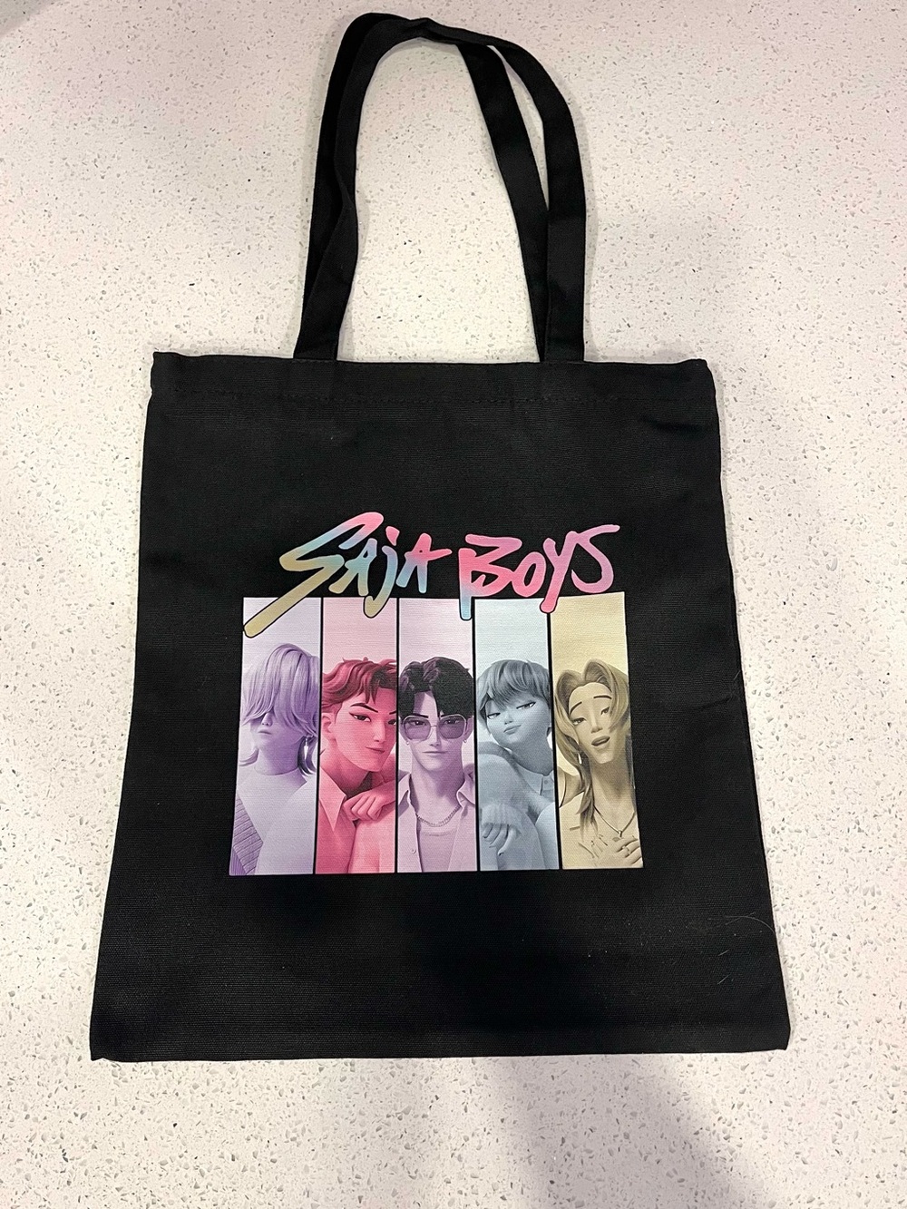 Saja Boys Black Tote Bag